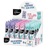 EXP, 24 BARRA PEGAMENTO CON FIGURAS ANIMALES SURT, 15GR | 24 UNIDADES | (KIDEA)